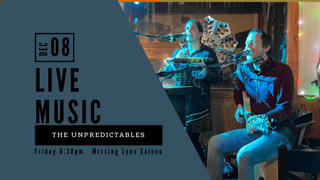 The Unpredictables appearing live in the Missing Lynx Saloon at Great Divide 12.8.2023